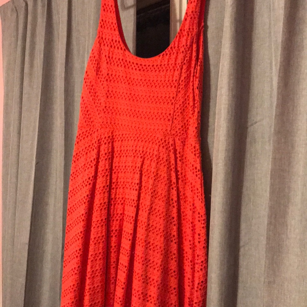 Coral dress